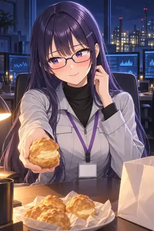 イベントCG「定時後のシュークリーム」