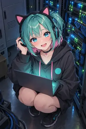 イベントCG「ラックの前で」
